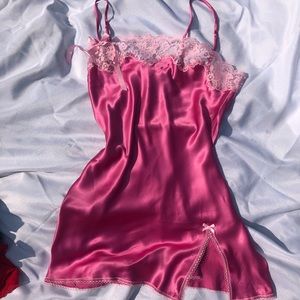 pink victoria secret slip dress💓